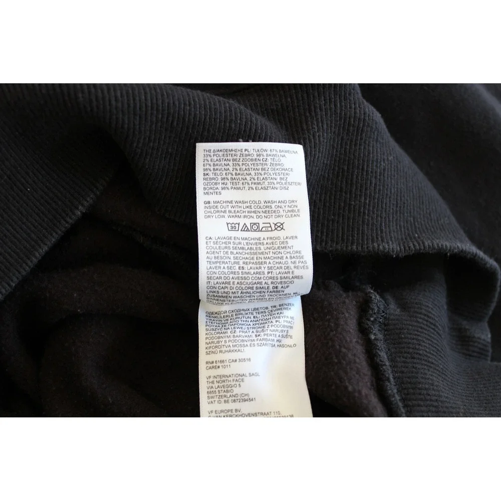 The North Face Mens Pride Rainbow Logo Hoodie Black Sweatshirt Large